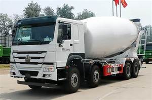 重型装载能力二手HOWO 8x4混凝土搅拌车水泥搅拌车热卖 - Product Image 2