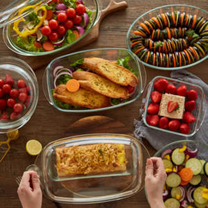 LINUO – ensemble de casseroles et poêles empilables transparentes, casseroles en verre transparent - Product Image 6