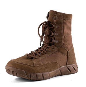 TSB01 Coyote Men outdoor camping <b>hiking</b> hunting Super light weight Suede Coyote Brown breathable summer combat <b>boots</b> shoes - Product Image 2
