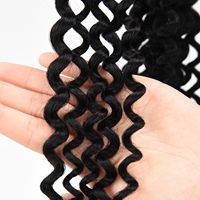 Extensions de cheveux humains au crochet invisibles Originea, pré-séparées, effet plume, extensions de cheveux vierges au crochet, sans nœuds, ondulées effet eau, bouclées