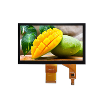 Monitor de Pantalla Táctil TFT LCD Personalizado de 800*480 y 7 Pulgadas, Certificación ISO 9001 CE, Interfaz MIPI de 4 Carriles, Interfaz RGB Paralela de 24 Bits
