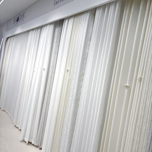 Rideau de fenêtre en polyester, coton et <span class=keywords><strong>lin</strong></span> double face de luxe sur mesure pour salon, chambre, hôtel, maison, bureau - Product Image 3