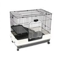 Cages à lapins en plastique en gros, équipement d'élevage commercial de luxe, maisons d'élevage de lapins industrielles