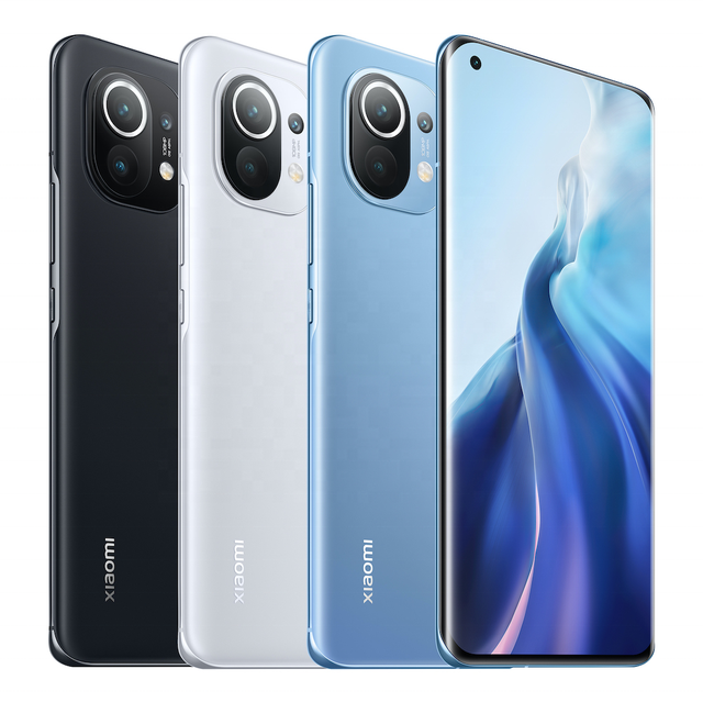 Xiaomi 11 5g Unlocked Mobile Phone Mi 11 5G Phone 50W Wireless Charging Octa Core MIUI 12 Smartphone Mi 11