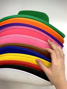 Haiwin – <span class=keywords><strong>chapeau</strong></span> <span class=keywords><strong>de</strong></span> Cowboy occidental en feutre, avec cordon <span class=keywords><strong>de</strong></span> serrage réglable, pour homme et femme - Product Image 2