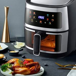 Friteuse à air numérique intelligente 8L avec écran tactile, antiadhésive, pour cuisine domestique, facile à utiliser, personnalisable avec logo du fabricant - Product Image 1