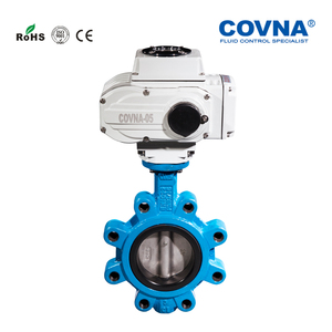 Válvula de Mariposa Motorizada Automática de Acero Inoxidable SS316 con Revestimiento de PTFE de 12V COVNA - Product Image 5