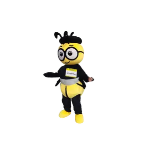 Индивидуальные мультяшные костюмы для взрослых с желтыми медовыми пчелами