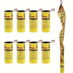 Nhà Máy Giá Hộ Gia Đình Sản Phẩm Treo Dính Fly Ribbon Vàng Dính Bẫy Trái Cây Fly Bug - Product Image 1