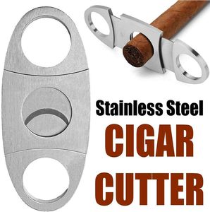 Personalised Luxury Stainless Steel Double Cut Blade Guillotine Classic Portable Lightweight Travel Cigars Scissors Accessories - Product Image 2