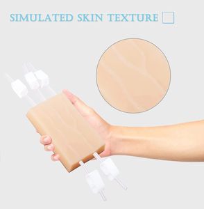 Silicone con người mô phỏng da tiêm thực hành pad cho y tá <span class=keywords><strong>IV</strong></span> tiêm đào tạo Pad mô hình thực hành y tế khâu miếng đệm - Product Image 3