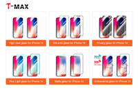 Coque de protection d'écran pour téléphone Mobile, objectif d'appareil photo, en verre trempé, 2.5D, pour iPhone 11 12 13 14 Pro Max XS XR