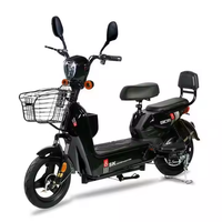 Vélo électrique à batterie 500w à prix avantageux, vélo de ville 16 pouces pour femmes