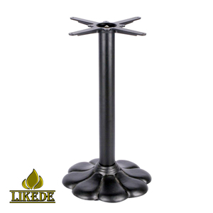 Antike Esstisch basis aus Gusseisen Vintage Blumen stil Metall bein für Schlafzimmer im Freien Café Restaurant und Wohn möbel - Product Image 1