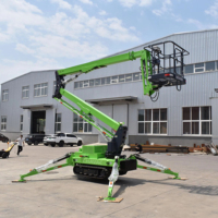 Nueva Plataforma Elevadora Hidráulica Todoterreno con Certificación ISO CE, Plataforma Elevadora Compacta con Orugas, Tipo Araña, en Venta