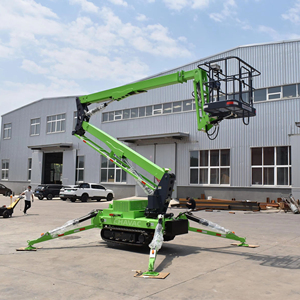 New ISO CE Approved Rough Terrain Hydraulic Aerial Man Lift <strong>Tracked</strong> Crawler Boom Lift Compact Spider Track Boom Lift for <strong>Sale</strong> - Product Image 2