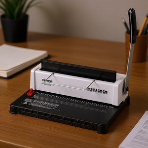 Machine à relier manuelle Vevor 5/16'' 34 trous, perforatrice métallique, équipement de bureau pour documents et livres - Product Image 2