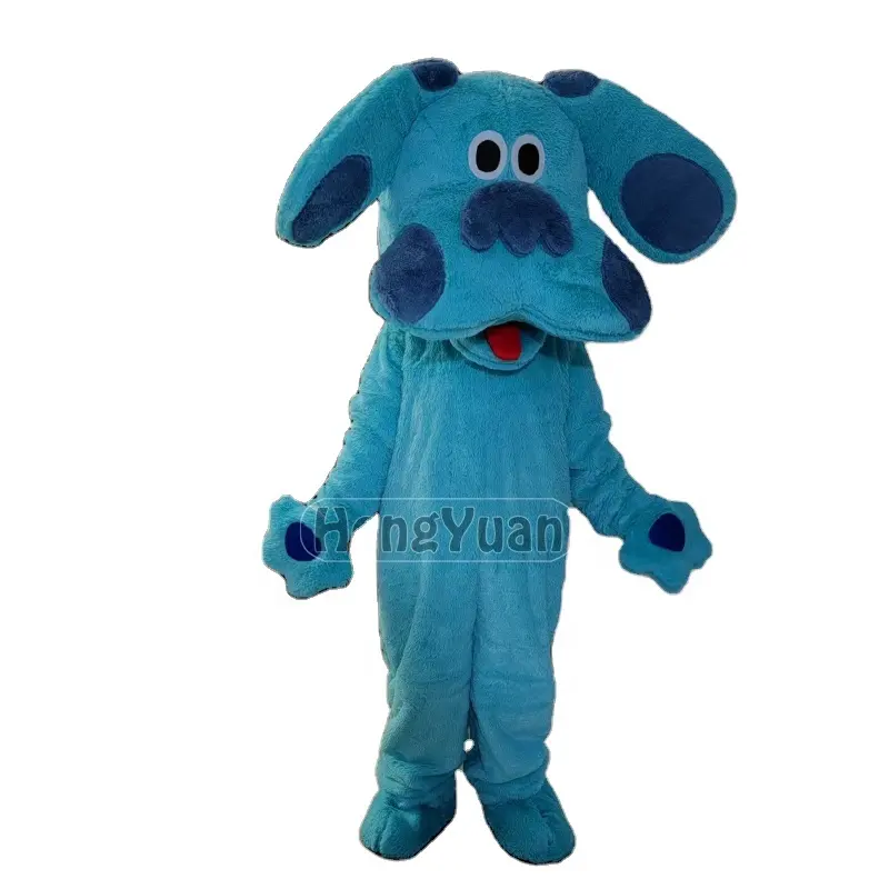 Hengyuan alta calidad Animal perro caminando dibujos animados disfraces Cosplay fiesta Navidad vestido para adulto