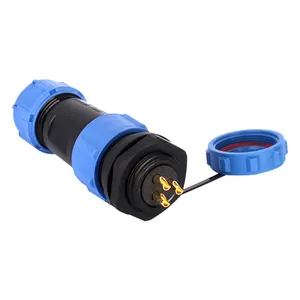 Conector impermeável WZUMER SP21 IP68 Série SP Fio Conector Elétrico 2/3/4/5/7/9/12Pin