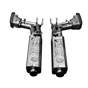 ท่อไอเสียสแตนเลส Vortex High Performance Catback สำหรับ Benz G63 AMG W464 พร้อมปลายคาร์บอน ช่วยเพิ่มพลัง - Product Image 1