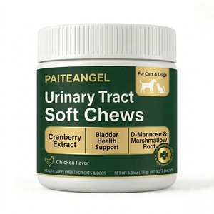 Venta al por mayor OEM: Masticables blandos para <span class=keywords><strong>el</strong></span> tracto urinario de mascotas con arándano y D-Manosa para perros y gatos, soporte para la vejiga, proveedor de marca privada personalizada. - Product Image 6