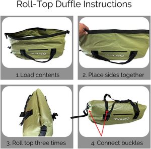 Muestra Gratuita, Bolsa de Lona Impermeable Personalizada, Bolsa de Viaje Seca para Navegación, Kayak, Bolsa Impermeable para Equipo de Kayak - Product Image 4