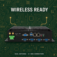 PC Industrial YCT con 6 Puertos COM RS232 RS422 RS485, Doble LAN Gigabit, Sin Ventilador, Computadora Integrada con CPU Core I3/i5/i7, 8/16GB RAM para Aplicaciones de Agua