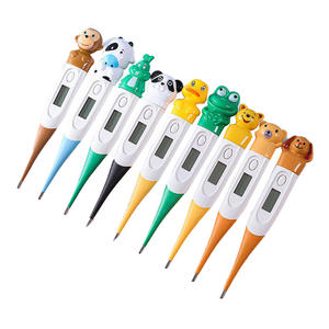 Termômetro do corpo elétrico do preço médico de Digitas Termômetros veterinários dos dispositivos monitoração Digitas com sonda flexível e ponta - Product Image 4