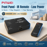 Commutateur HDMI 3x1 18 Gbps prenant en charge 4K60Hz, 3 entrées 1 sortie avec Dolby Vision HDR et vidéo 3D pour utilisation en home cinéma et sur écran TV