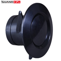 Grille d'aération intérieure ronde en ABS de qualité supérieure, facile à installer, pour système de ventilation d'air frais HVAC/plafond