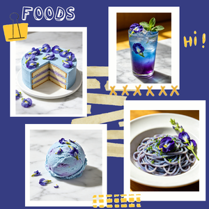 OEM/ODM Polvo de Flor de Guisante Mariposa Orgánico de Venta Caliente, Adaptógeno Crudo Culinario, Colorante Azul Vegano, Apoyo Antioxidante - Product Image 4