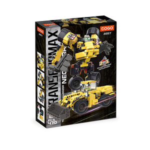 COGO Kids <strong>Transformation</strong> Mech Bulldozer Building Block Toy 470PCS Blocks Brick Toys Plastic Building Block Toys - Product Image 5