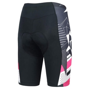 Pantalones Cortos de Ciclismo para Mujer, Cintura Media, Color Negro y Morado, Personalizados, MTB, Poliéster, Impermeables, Cierre de Cremallera, Secado Rápido, Tejido Elástico - Product Image 4