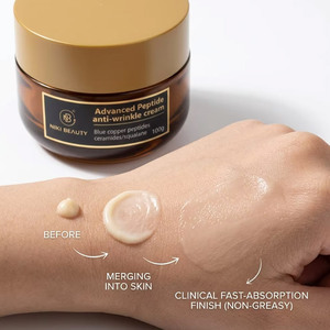 Crème anti-âge au cuivre bleu avancé avec logo personnalisé, enrichie en céramide pour soutenir la barrière cutanée, pour le soin du visage - Product Image 2