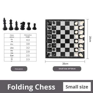 Juego de Ajedrez Magnético Plegable y Portátil para Entretenimiento y Entrenamiento entre Padres e Hijos, Piezas Blancas y Negras - Venta al por Mayor para Competiciones - Product Image 6