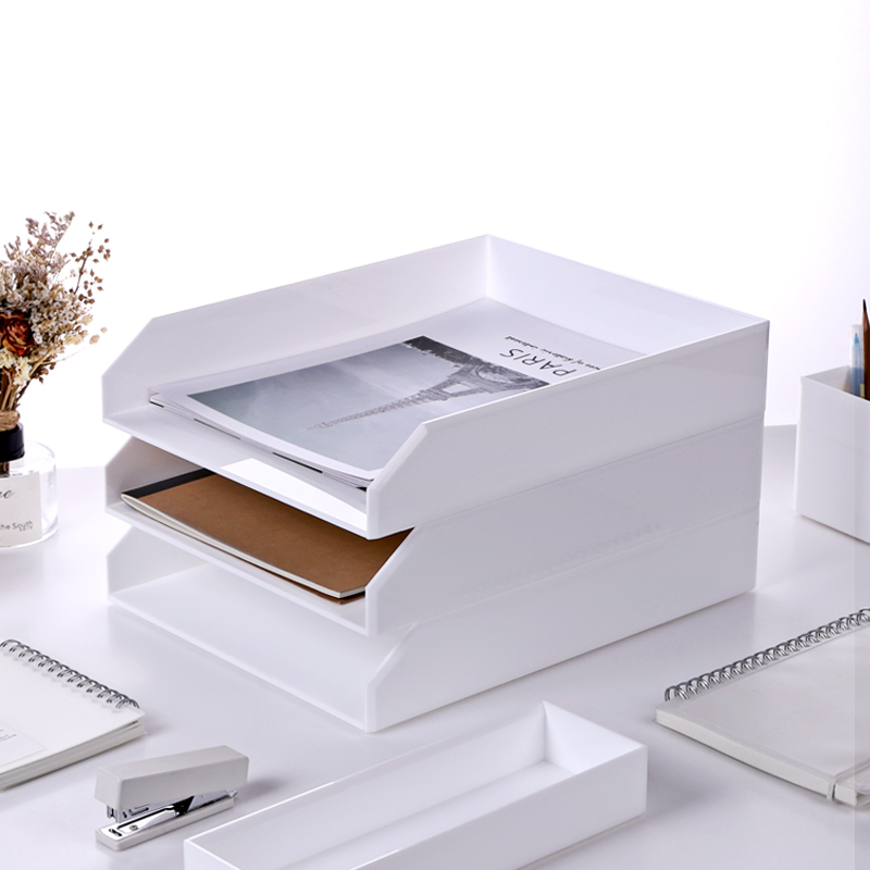Увеличенный диск для файлов A4, коробка для приема файлов, однослойная Складная рамка для приема файлов, настольная рамка для сбора данных