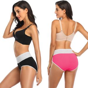 Sous-vêtement sans couture taille moyenne pour femmes élégantes grande taille XL G-String culotte <span class=keywords><strong>de</strong></span> sport confortable au bureau à faible coût - Product Image 3