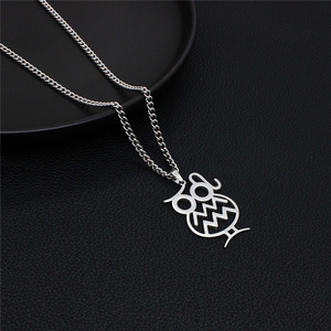 Collier Hip-Hop Street Basketball en Acier Inoxydable pour Homme par Star Chris <span class=keywords><strong>Paul</strong></span>, Style Géométrique Vintage Classique, Idéal pour un Cadeau - Product Image 4