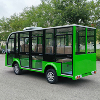 Bus électrique touristique 14 places zéro émission pour le transport dans les sites touristiques et les excursions urbaines sur de courtes distances, fonctionnement silencieux