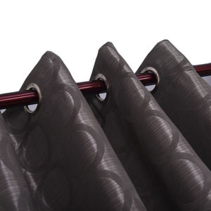 100% poliéster caliente personalizado <span class=keywords><strong>de</strong></span> alta calidad Beige negro pizarra marrón gris aislamiento Blackout sala <span class=keywords><strong>de</strong></span> estar ventana moderna cortina personalizada - Product Image 4