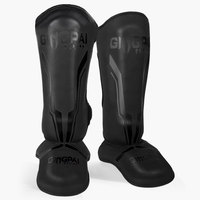 Protège-tibias professionnels en cuir PU de haute qualité, légers, pour le MMA, le Muay Thai, la boxe et l'entraînement, avec protection des chevilles
