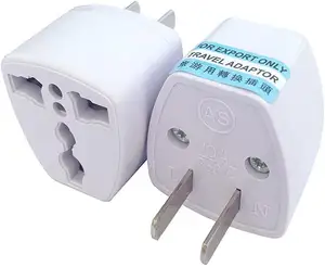 Adaptor daya perjalanan Universal UK EU AU ke US Plug Adapter Converter kinerja tinggi