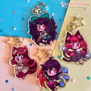 OEM Odm อนิเมะ <span class=keywords><strong>Touhou</strong></span> Project ตัวละครชาร์มส์ ฉบับที่ 1 อะคริลิกสองด้าน - Product Image 4