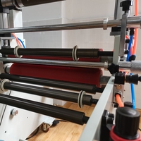 Machine à plastifier pour application textile automatique à deux couches, simple et bon marché
