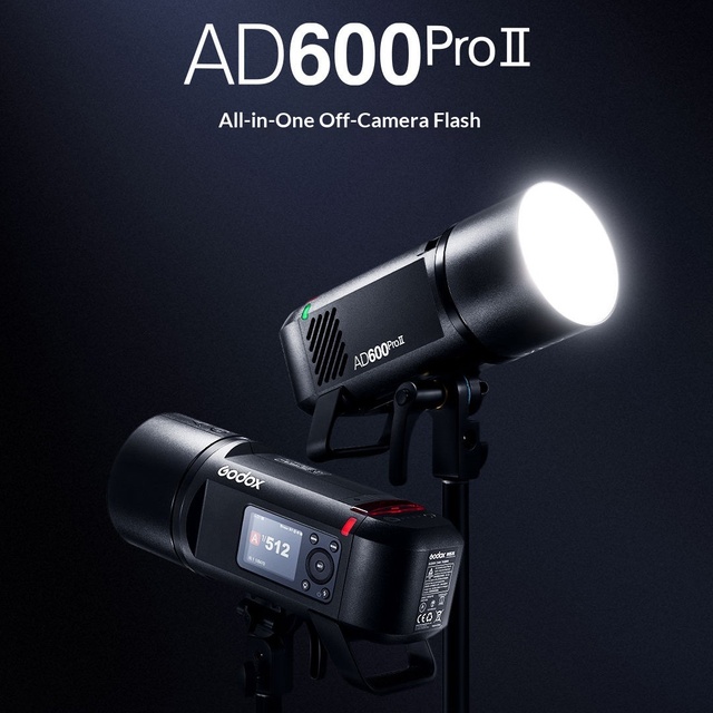 GODOX AD600Pro II Professional Second-Generation Upgraded 600W Outdoor High-Speed Recycle TTL Flash