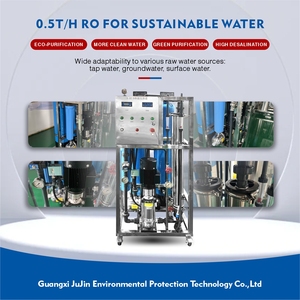 Système de filtration d'eau abordable 500L/H, équipement de purification par osmose inverse du fabricant d'origine pour les entreprises - Product Image 1