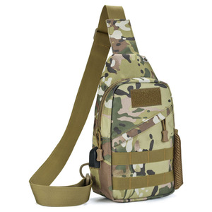 DFB801 Tactical Crossbody Chest <b>Pouch</b> Camouflage Oxford Cloth Waterproof Outdoor Single Shoulder Bag for <b>Men</b> - Product Image 1