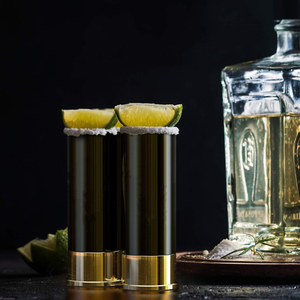 Vasos de Chupito Reutilizables Modernos de Calibre 12 para Whisky, <span class=keywords><strong>Tequila</strong></span>, Vodka, Ginebra, con Logotipo Personalizado, para la Cerveza Foster's de Abbey's, <span class=keywords><strong>España</strong></span> - Product Image 6