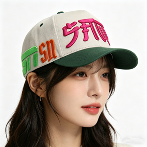 Gorra de Béisbol Personalizada al por Mayor, Gorra de 5 Paneles de Alta Calidad, Dos Tonos, 100% Algodón Twill, Unisex, Cuatro Estaciones, Posición para Logotipo - Product Image 3