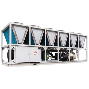 Enfriador de tornillo refrigerado por aire 200kw 300kw 400kw Sistema de refrigeración por agua Equipo de refrigeración Enfriador de agua de tornillo refrigerado por aire